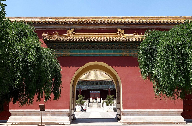 北京故宫东侧的太庙