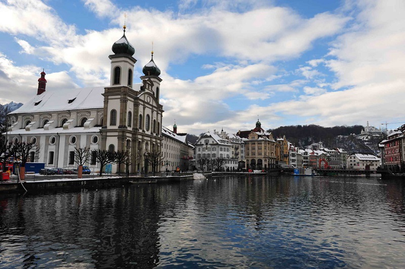 冬日瑞士最美小镇-卢塞恩