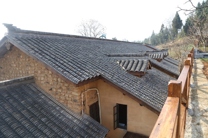 图6：巫山曲尺权发村三峡李院唐式风貌   唐探峰摄