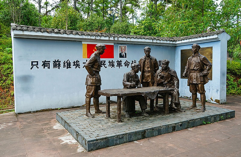 中华苏维埃纪念园雕塑作品