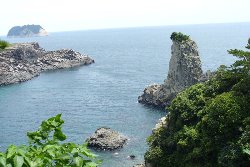 韩国济州岛海滨风光