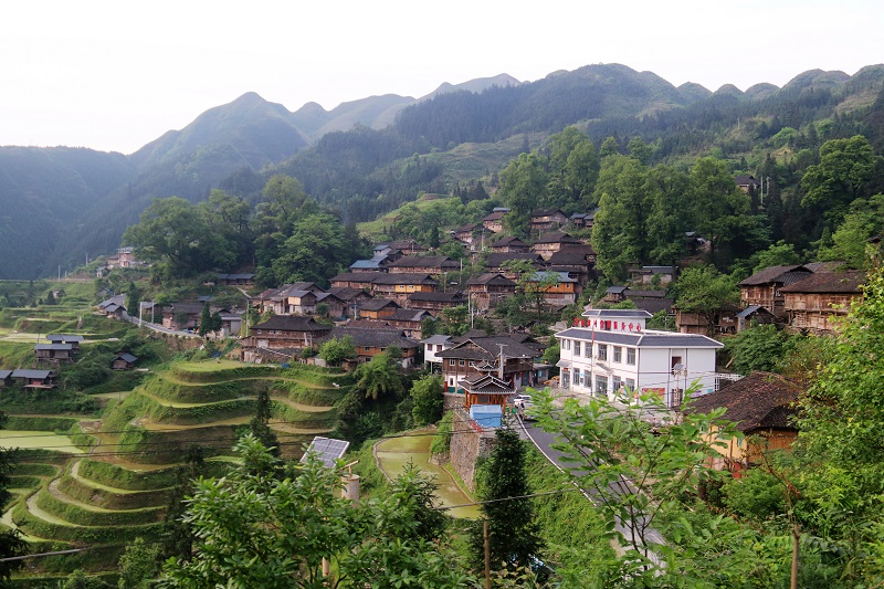 5月1日，贵州省从江县加勉乡加坡村传统村落全貌