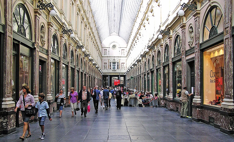 比利时最值得逛的购物圣地：圣胡贝特购物商场