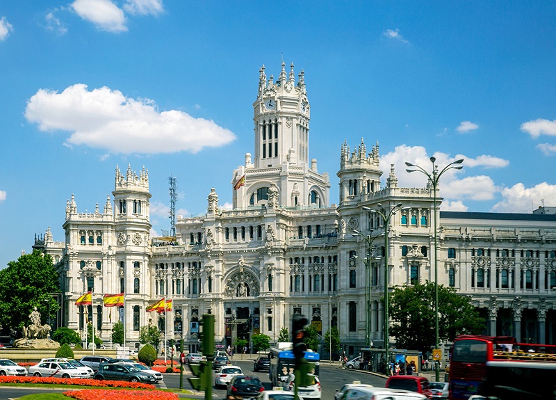 美丽的马德里马德里邮政大楼