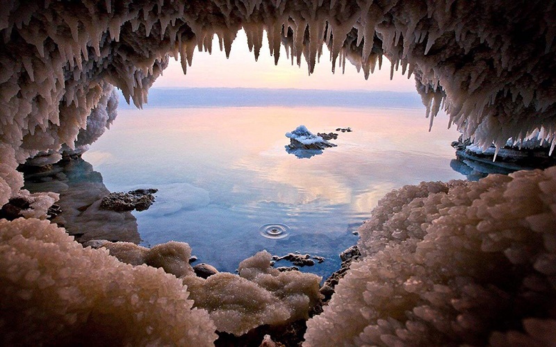 中国最大的盐湖-察尔汗盐湖风光