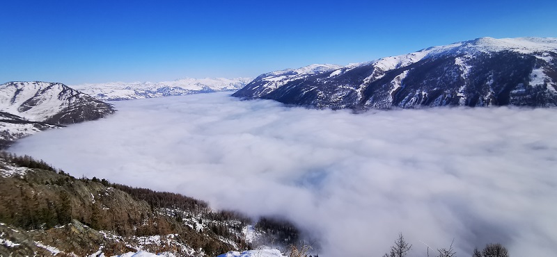 雾锁山谷