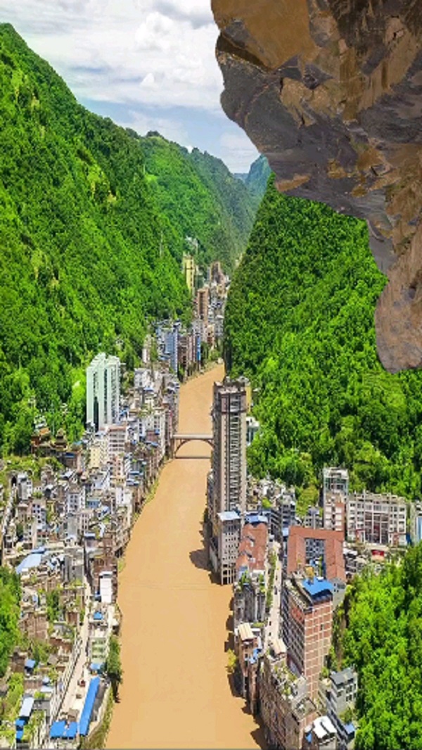 全世界最窄的城市--云南鹽津