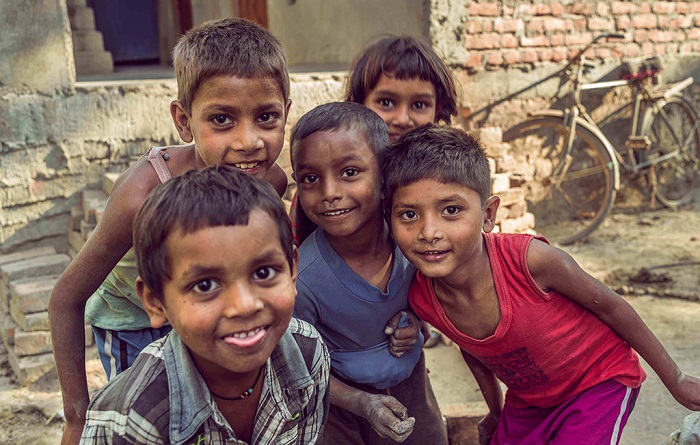 尼泊尔蓝毗尼的孩子们
