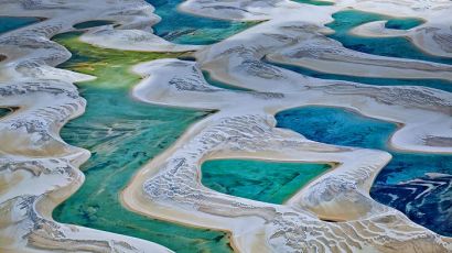 地球上最美丽而神奇的沙漠-——巴西千湖沙漠（图）