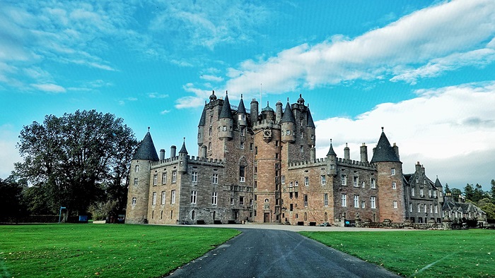 苏格兰美丽的古城堡建筑