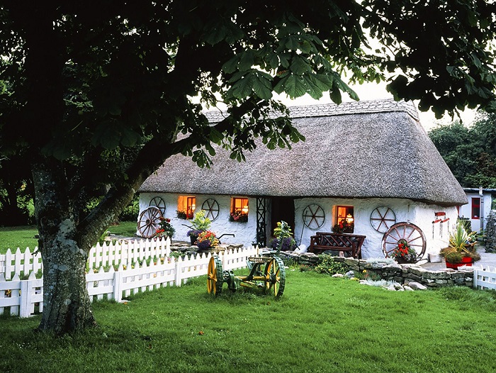 爱尔兰传统的小屋