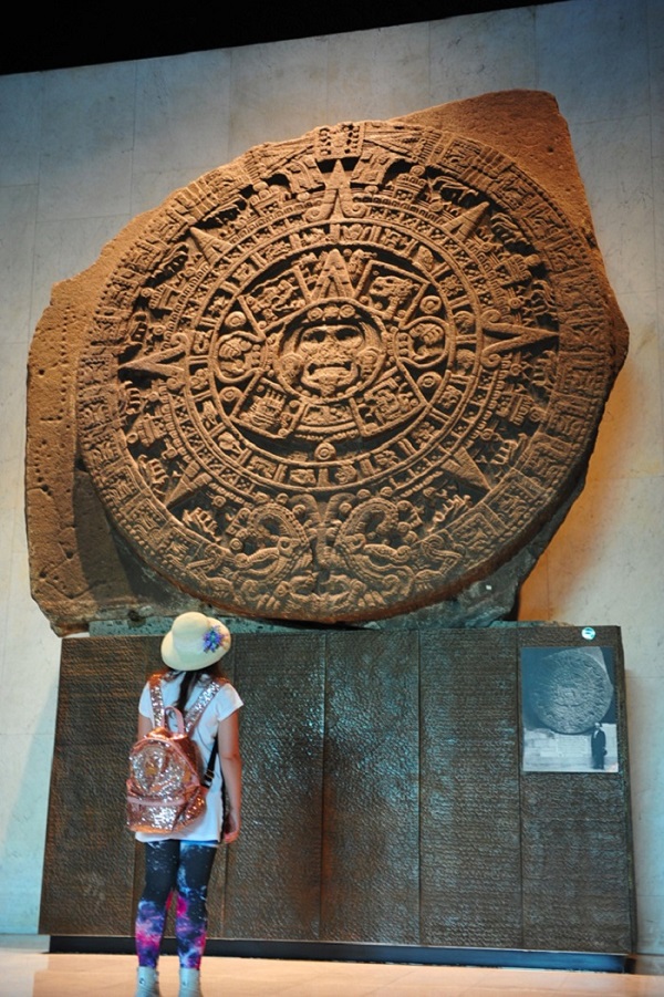 参观玛雅文明展