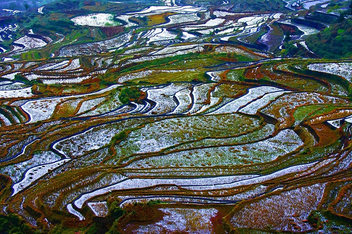 红河哈尼湿地公园美景