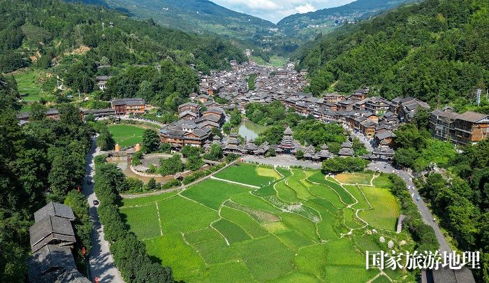 2024年7月10日，贵州省黎平县肇兴侗寨，民居古朴，鳞次栉比，风光迷人，吸引众多游人前来观光游玩。 (4)